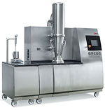 GPCG 2 (control by touch screen) with granulation, Wurster and rotor inserts